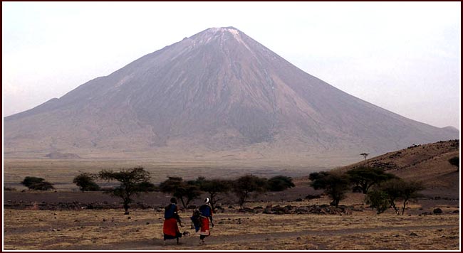 Maasai at OL Doinyo Lengai 