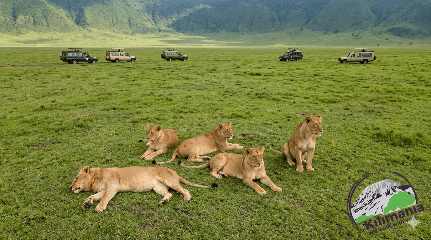 Lion Sightings Serengeti vs Ngorongoro