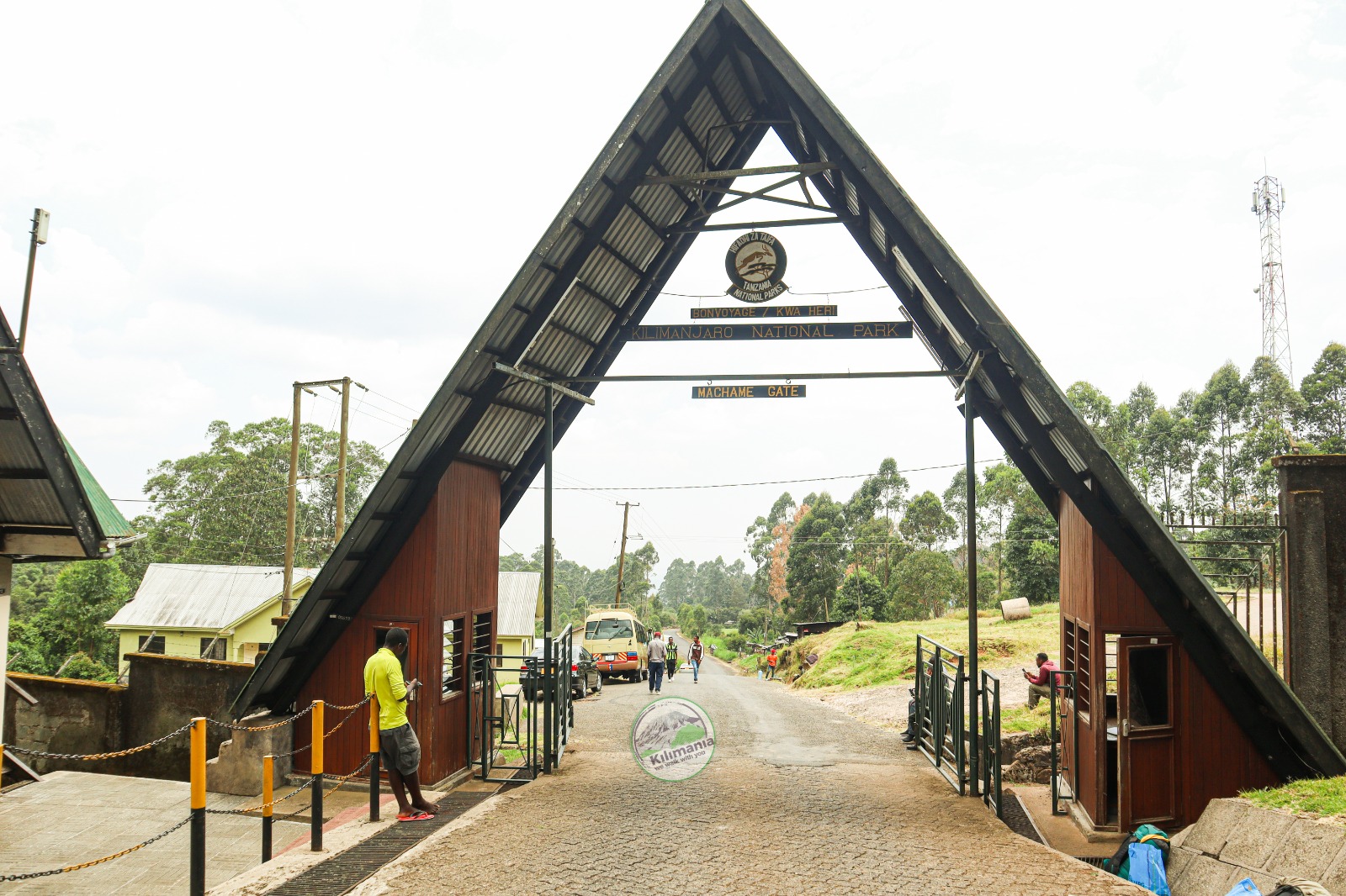 Machame route Kilimanjaro start point Machame Gate southwest slope Tanzania