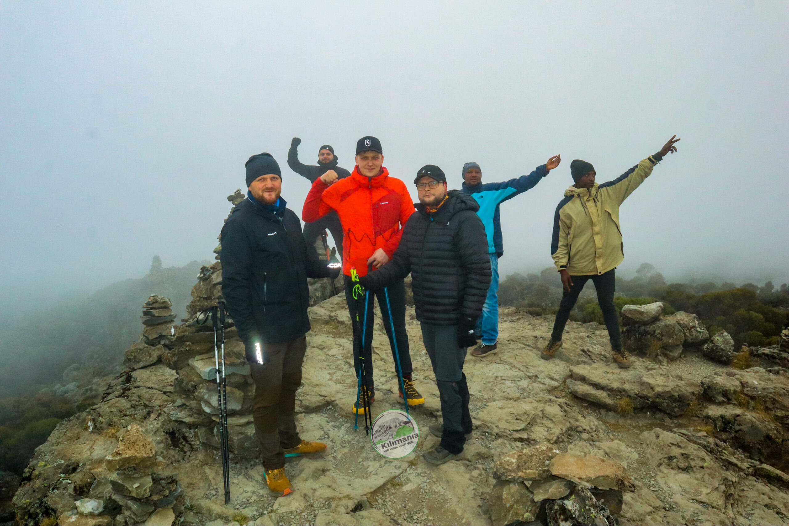 Shira Route Kilimanjaro 2026: Complete Guide, Success Rates & Honest Assessment | Kilimania Adventure Kilimania Adventure climbers and guides during an acclimatization hike on the Shira Plateau, Mount Kilimanjaro, helping improve altitude adaptation before the summit attempt.