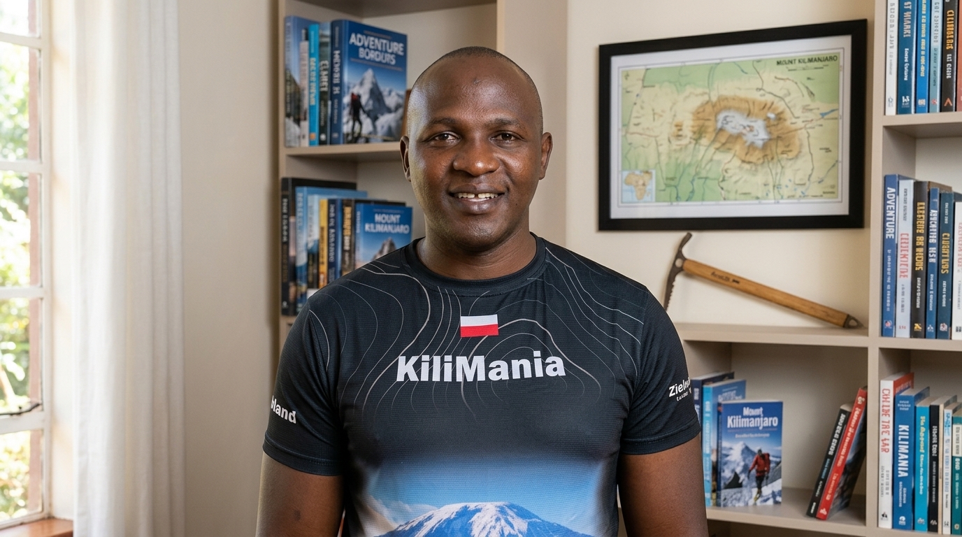 Sabinus Msimba, KINAPA-licensed senior Kilimanjaro guide and co-founder of Kilimania Adventure