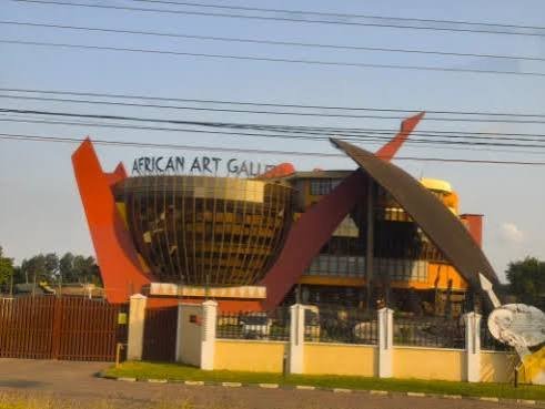 The African art gallery building at the Cultural Heritage Centre in Arusha
