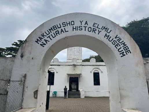 Entrance to the Natural History Museum, Makumbusho, in central Arusha