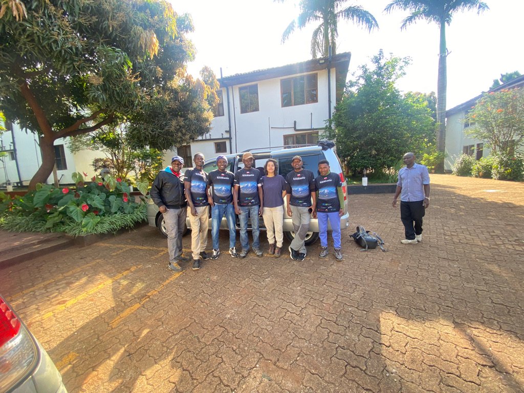Kilimania team departing Moshi for the 5-Day Rongai Route, Kilimanjaro